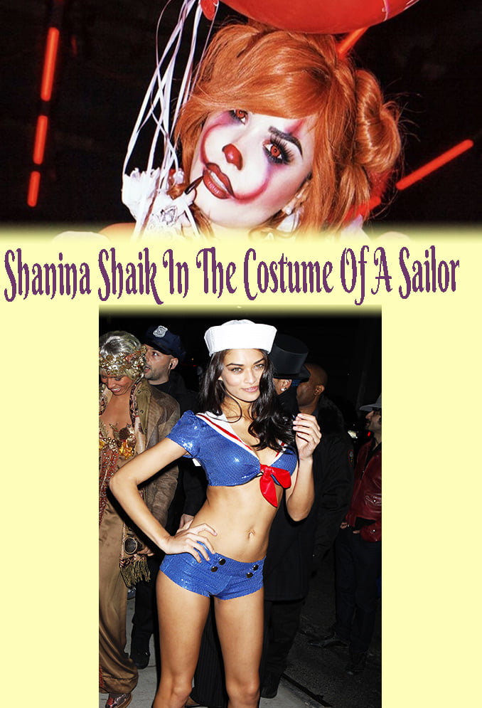 Halloween Costumes Women - Shanina Shaik In The Costume Of A Sailor