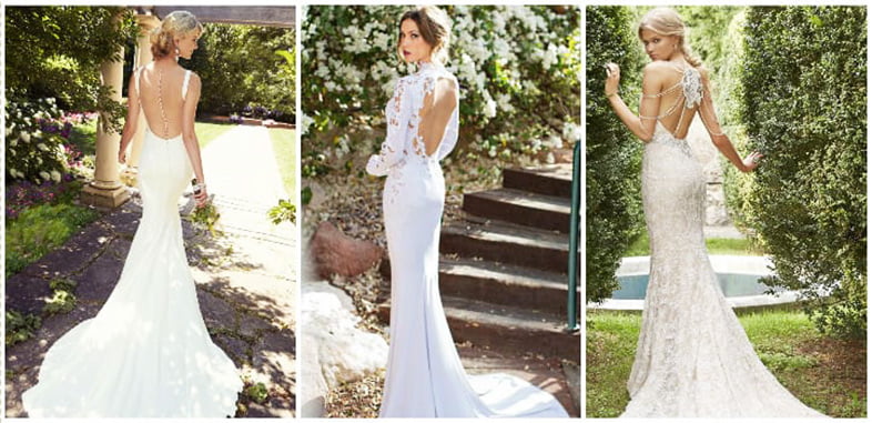 False Cutout - Trendy Fashionable Wedding Dresses