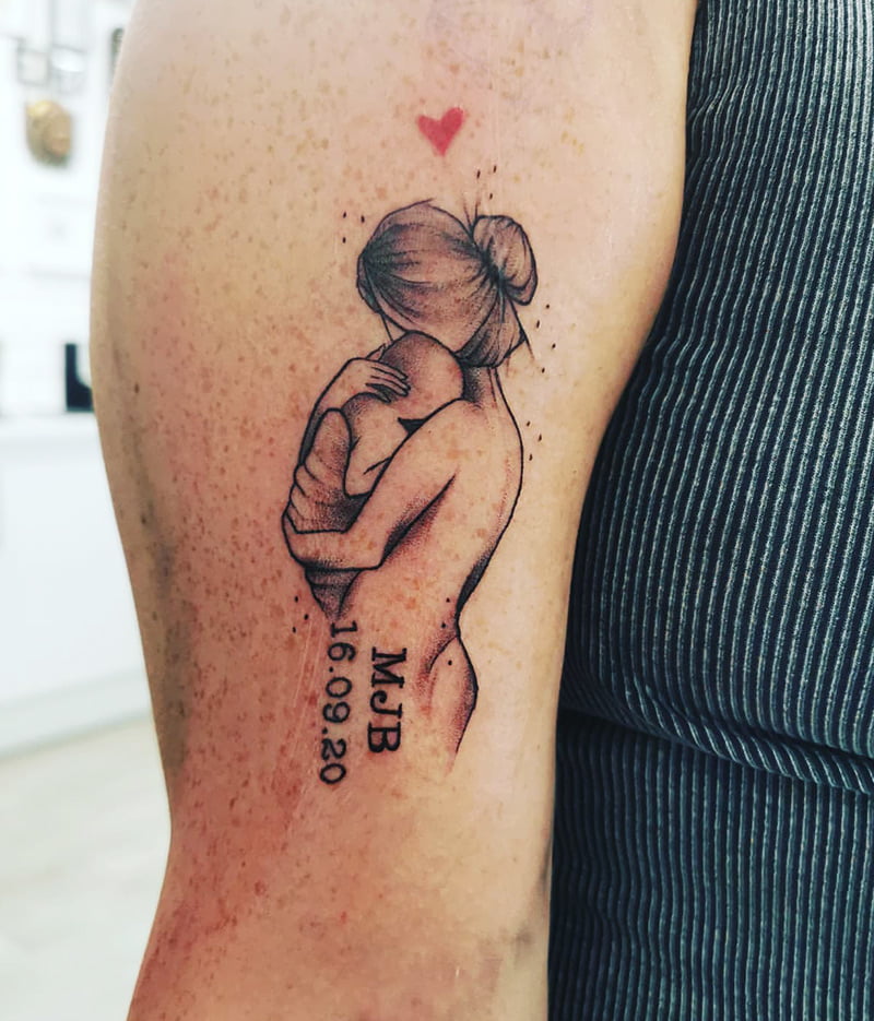 11 Best Mother Tattoos For Son And Daughter in 2023 9