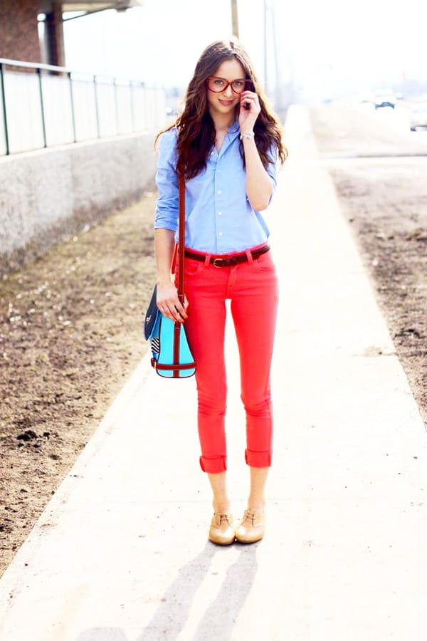 Colored Colors - Trendy Women’s Jeans  