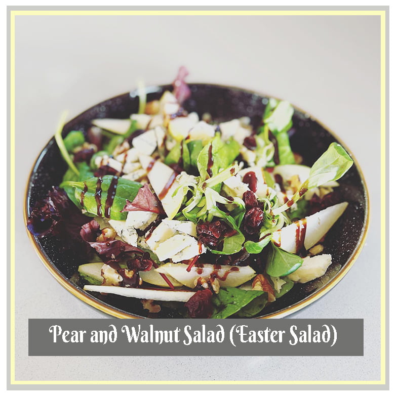 Pear and Walnut Salad (Easter Salad)