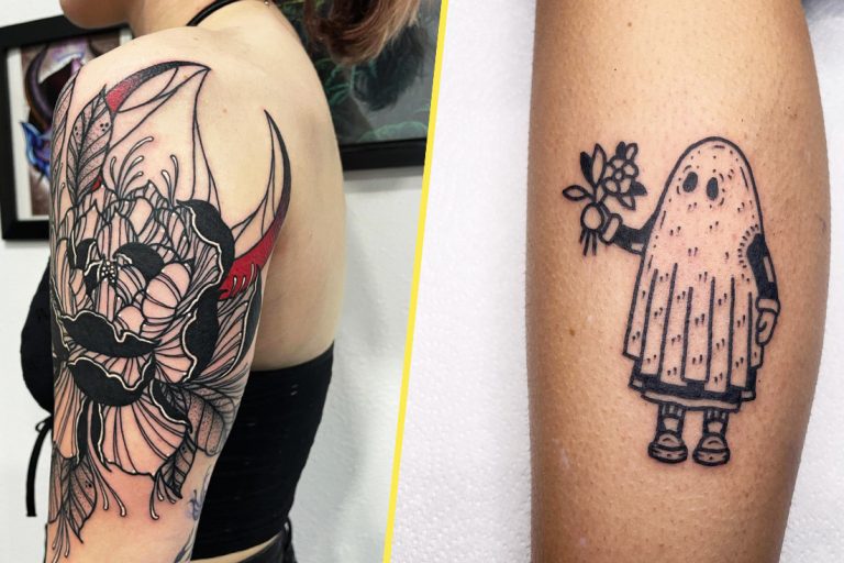 13 Cute Spooky Tattoos: Embrace the Adorably Eerie Ink Trend