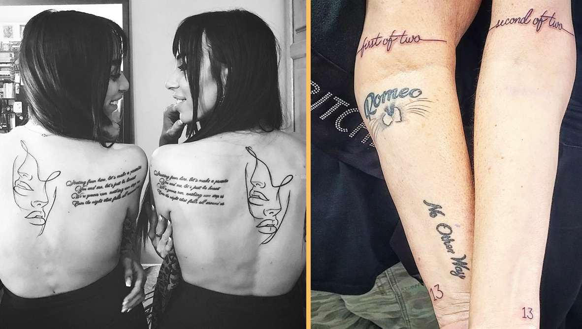 21 Unique Sister Tattoos: Celebrating Sisterhood