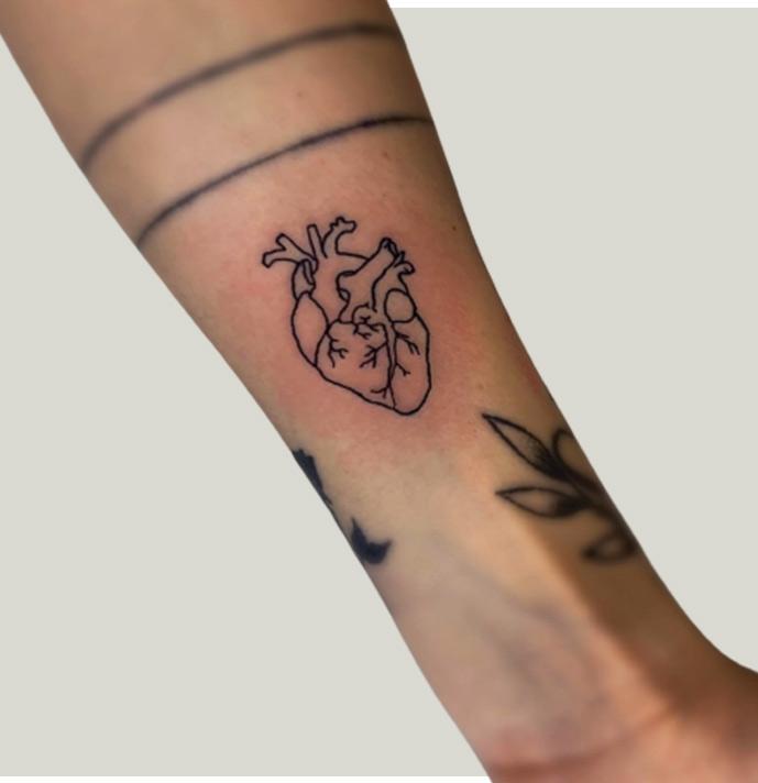 Celebrities and Heart Tattoos