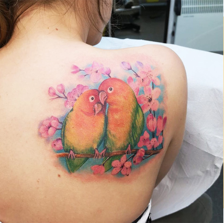 Symbolism of Love Birds Tattoos