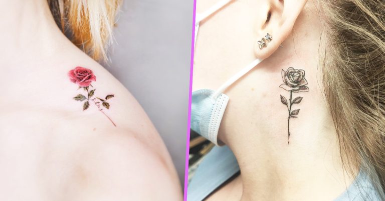 19 Small Rose Tattoos: Timeless Beauty