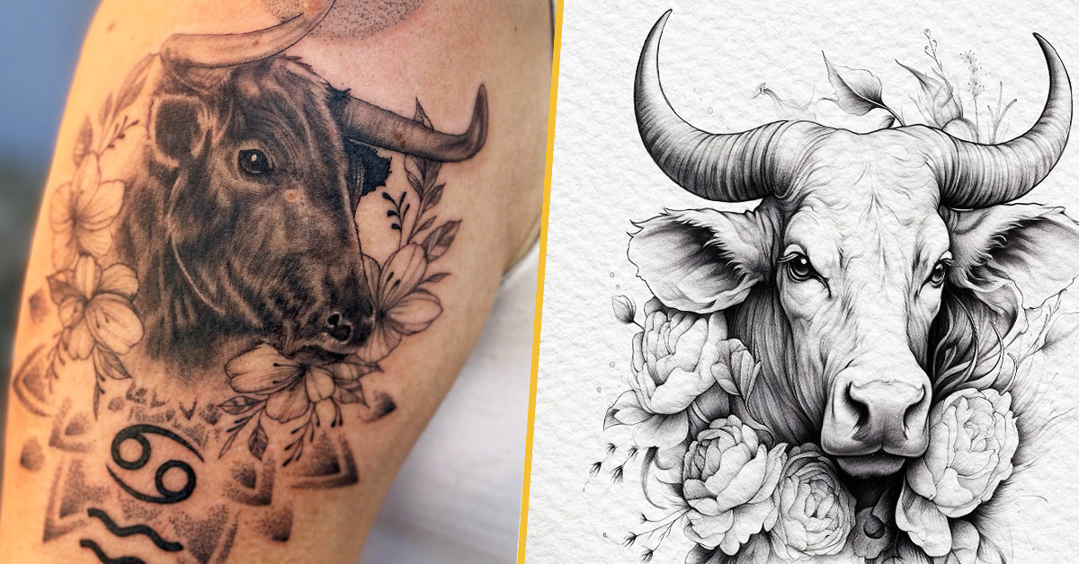 [2nd] The Best Taurus Tattoo Designs: Meanings & Symbolism