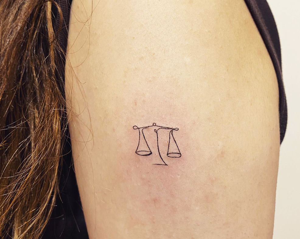 Symbolism and Meaning of Libra Tattoos - Libra Tattoo Designs