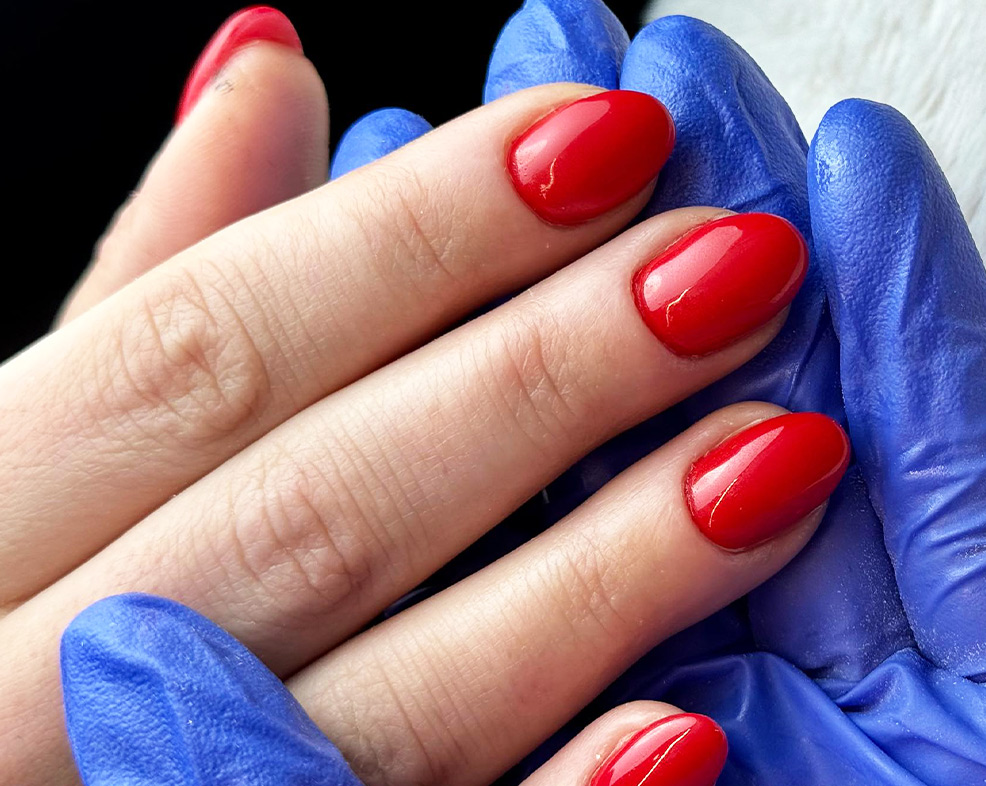 Red Nails and Confidence Boost