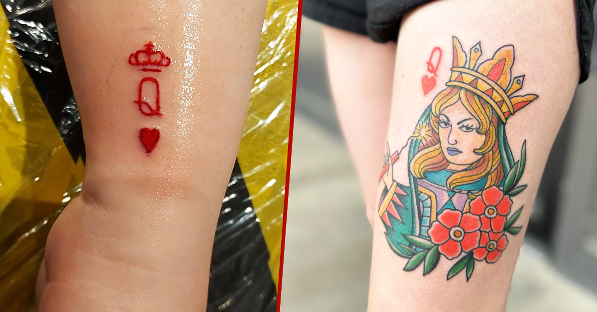 17 Gorgeous Queen Tattoos