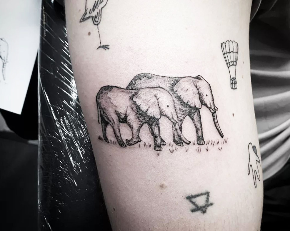 Realizing the Elephant's Grace on Your Skin