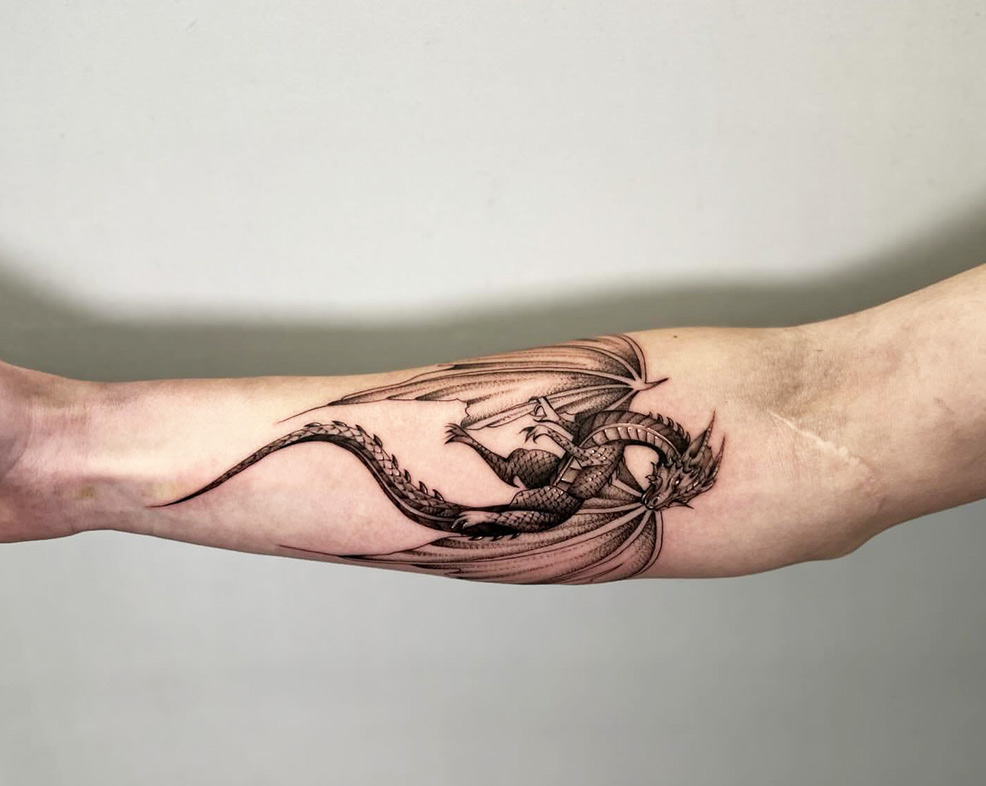 FAQs about  Simple Dragon Tattoo Designs