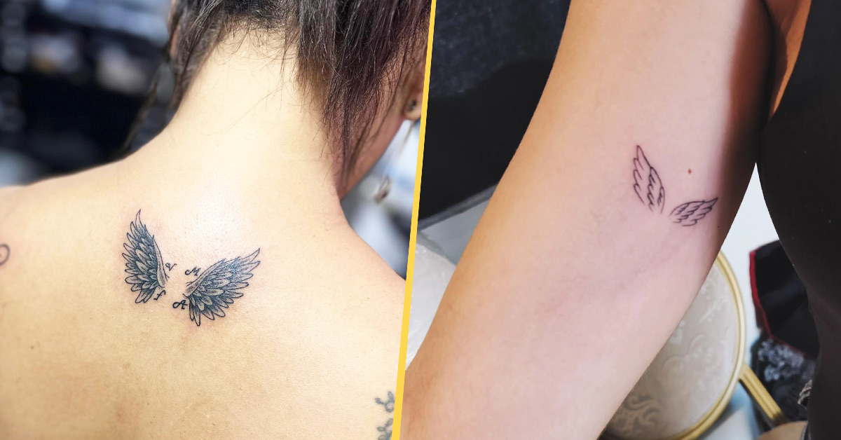 9 Best Angel Wings Tattoo Designs