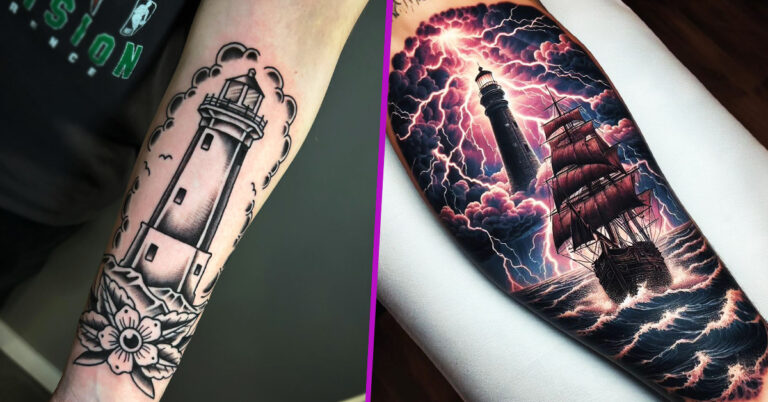 15 Best Lighthouse Tattoo Ideas in 2024