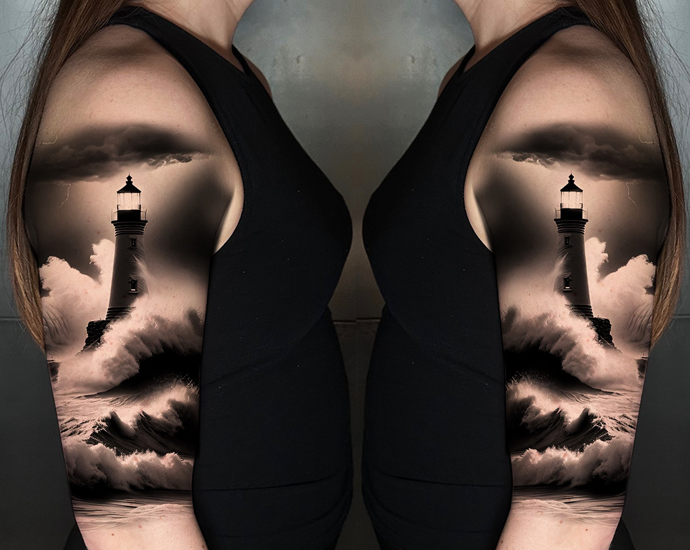 Lighthouse Tattoos for Females