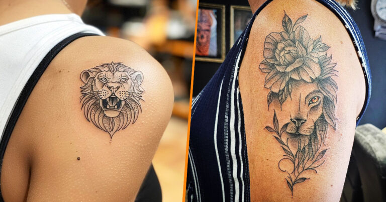 21 Unique Tribal Lion Tattoos Images & Ideas
